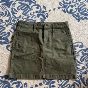 J. Crew Khaki Green Skirt